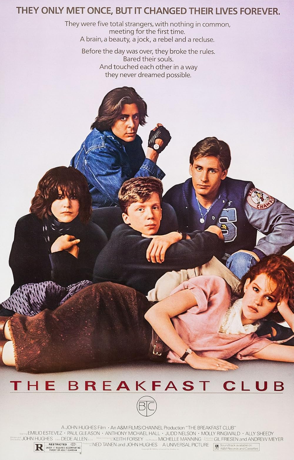 Montage of classic 1980s comedy film characters