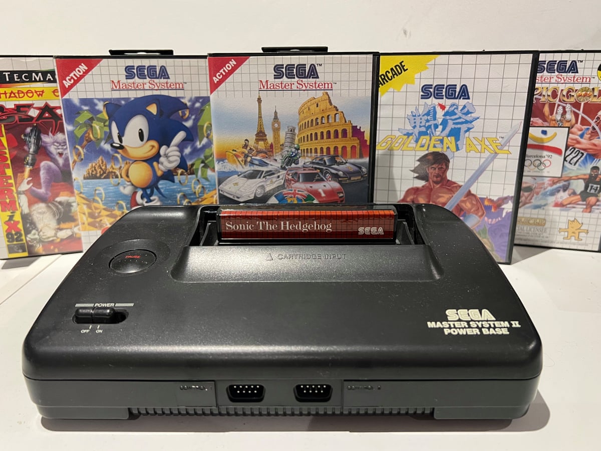 The Sega Master System console