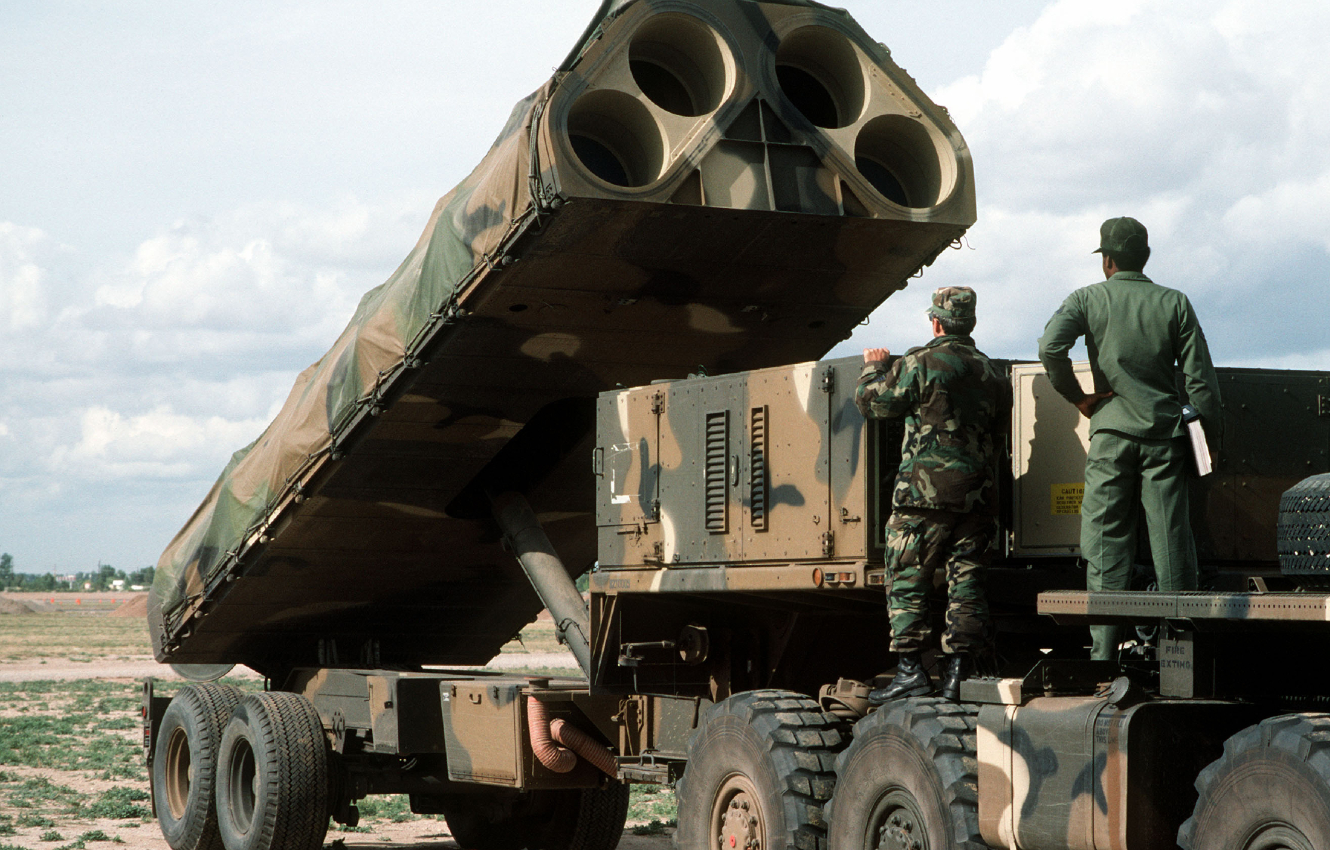 cold war image of russian missile launcher