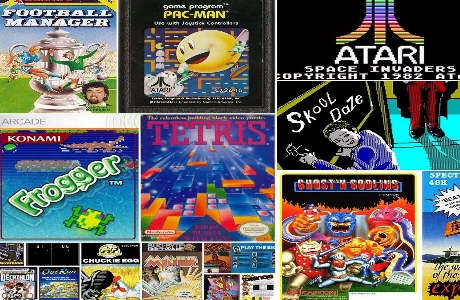 1980s video game montage