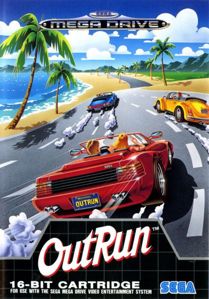 out run mega drive game