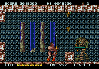Rastan2 screenshot of game play
