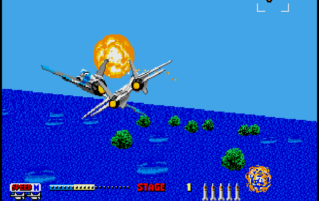 After Burner II screenshot of game play