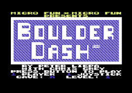 screenshot boulder dash game