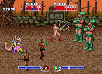 screenshot golden axe mega drive game
