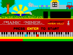 screenshot manic miner game