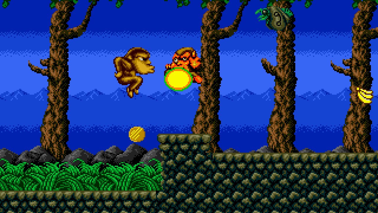 Toki screenshot of game play