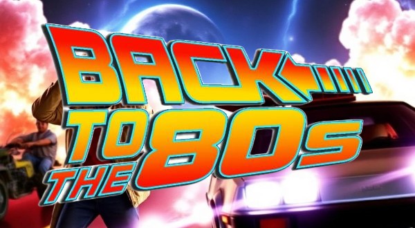 back to the 80s logo
